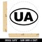 Ukraine UA Self-Inking Rubber Stamp for Stamping Crafting Planners